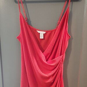 Short Red Party Dress with Spaghetti Straps
